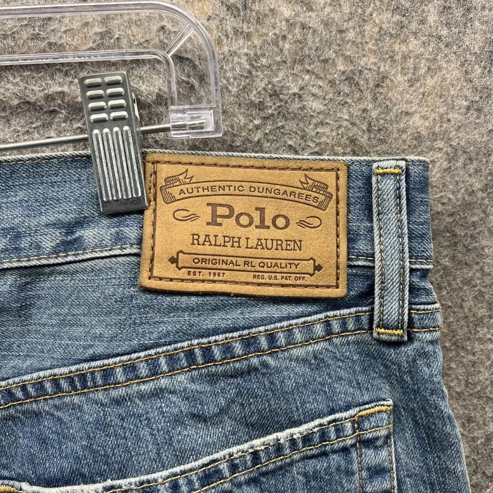 Polo by Ralph Lauren Men's Straight Jeans - Light Blue Denim